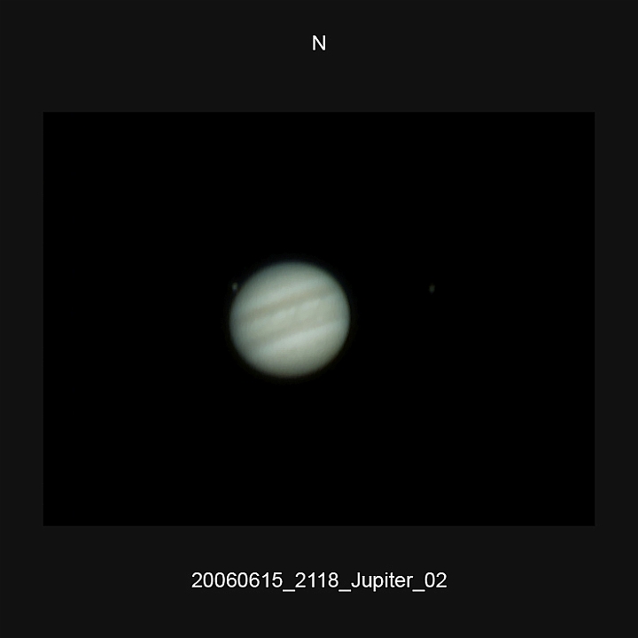 20060615_2118_Jupiter_02.JPG -   ED-Fh d 101,9 / af 3750 (Barlow) Phillips 740K UV-IR-Cut filter 640x480 AVI-750 (15 frames/s) Giotto, A-PS-CS3  